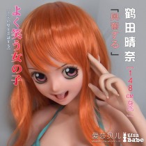 ElsaBabe Real Anime Doll Head of 125cm 148cm 150cm Platinum Silicone Anime Sex Doll, Tsuruta Haruna