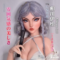 ElsaBabe 125cm 148cm 150cm Anime Style Platinum Silicone Sex Doll Anime Figure Body Real Solid Erotic Toy with Metal Skeleton, Aikawa Iori